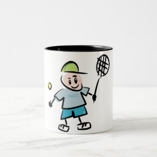 Taza Bicolor Personalizado de tenis