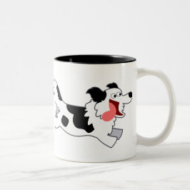 Taza Bicolor Personalizado en ejecución de borde de color Mug