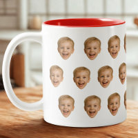 Personalizado Face Mug, foto personalizada de cara