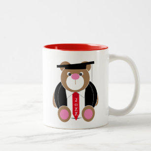Taza Bicolor Personalizado gracias por ser mi profesor de osito