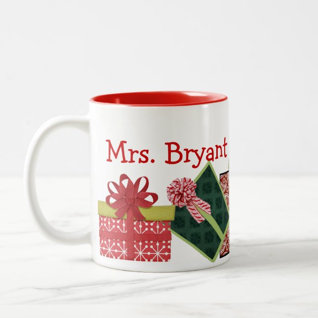 Taza Bicolor Personalizado HOLIDAY COFFEE MUG (Izquierda)