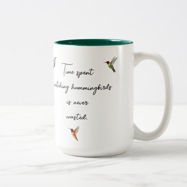 Taza Bicolor Personalizado Hummingbird (Derecha)