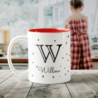 Personalizado infantil lindo Monograma + Nombre Es