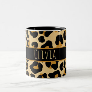 Taza Bicolor Personalizado Leopard Classic    ClassicTwo-