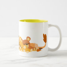 Personalizado lindo Mamá León y tazón de Cubs