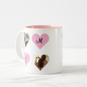 Taza Bicolor Personalizado Love Mug - Keepsake de la pareja
