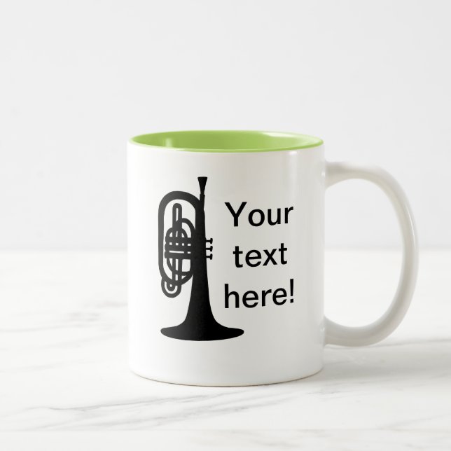 Taza Bicolor Personalizado Mellophone (Derecha)