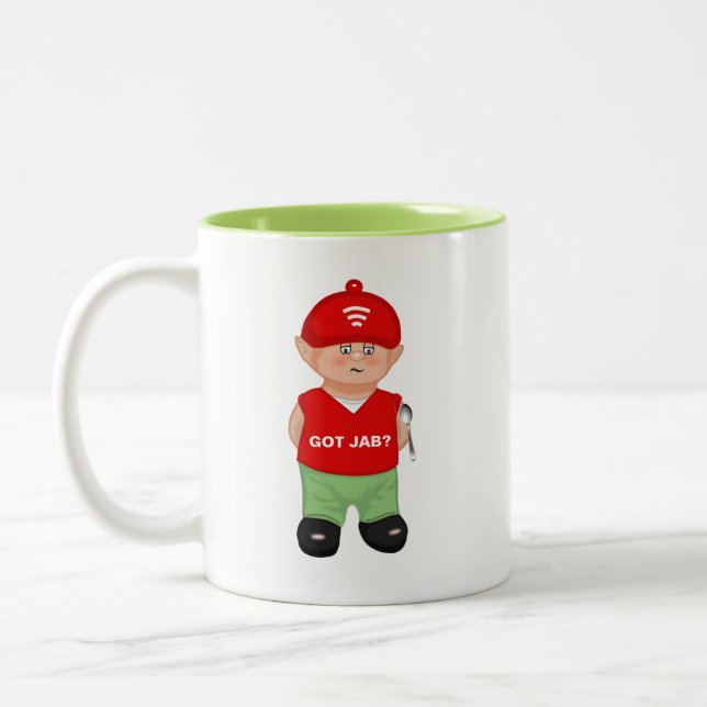 Taza Bicolor Personalizado moderno y divertido (Izquierda)