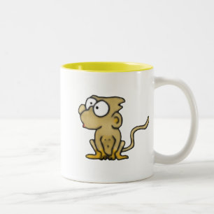 Taza Bicolor Personalizado Monkey Mug
