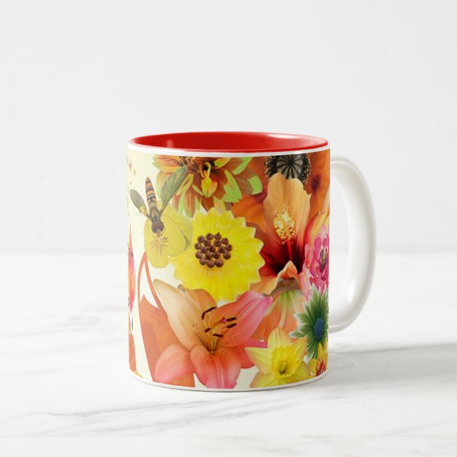 Taza Bicolor Personalizado Mug (Anverso derecho)