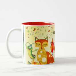 Taza Bicolor Personalizado Mug
