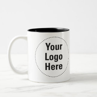 Taza Bicolor Personalizado Mug Con Su Logo (Ambos Lados)