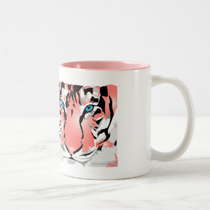 TAZA BICOLOR PERSONALIZADO MUG-PEACH TIGER