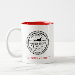 Taza Bicolor Personalizado Navidades festivos Mug