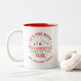 Taza Bicolor Personalizado Navidades festivos Mug