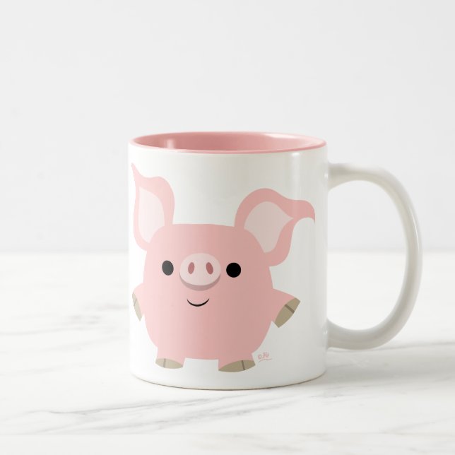 Taza Bicolor Personalizado pequeño y lindo (Derecha)