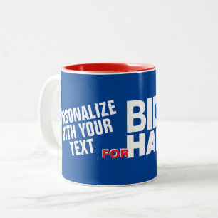 Taza Bicolor Personalizado Personalizado Para Biden/Harris 2020