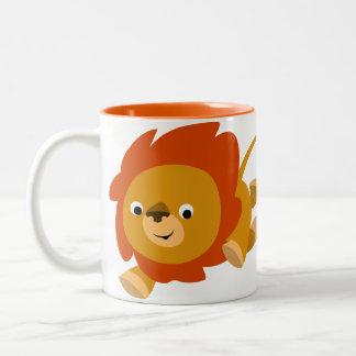 Taza Bicolor Personalizado rápido Lion Mug