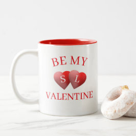 Taza Bicolor Personalizado Sé Mi Valentín