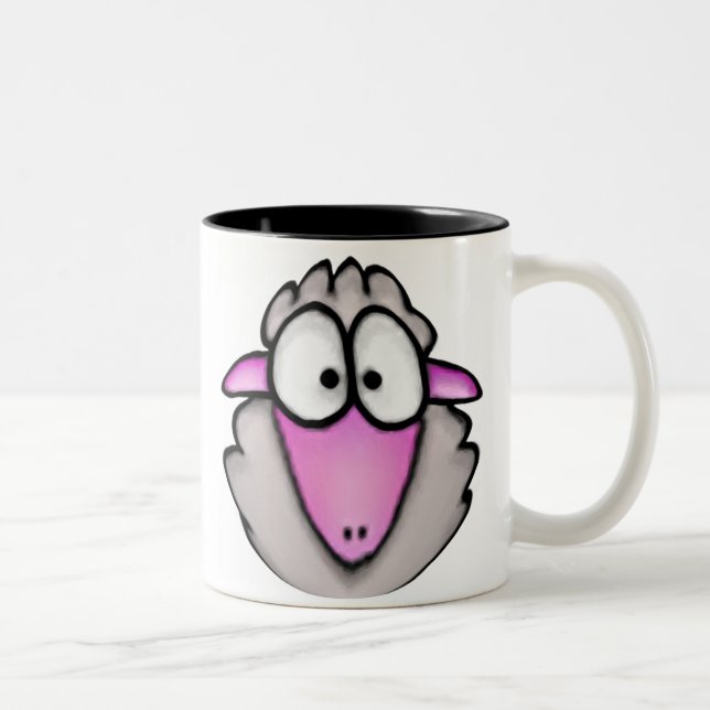 Taza Bicolor Personalizado Sheep Mug (Derecha)