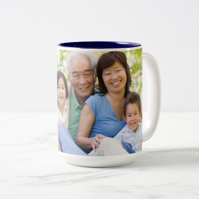 Taza Bicolor Personalizado, te queremos. (Anverso derecho)
