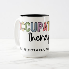 Taza Bicolor Personalizado Terapia Ocupacional Ocupacional de R