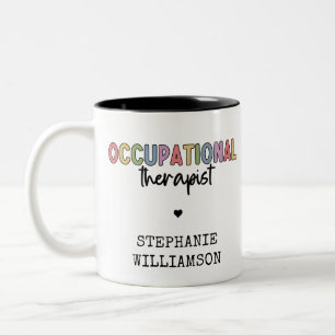 Taza Bicolor Personalizado Terapia Ocupacional Ocupacional de R