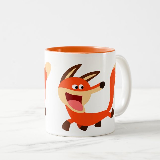 Taza Bicolor Personalizado travieso lindo (Anverso derecho)