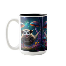 Personalizado Whimsical Opossum Psychedelt Hippie