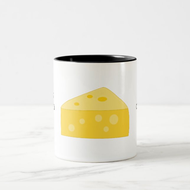 Taza Bicolor Personalizar de este gráfico de Big Cheese (Centro)