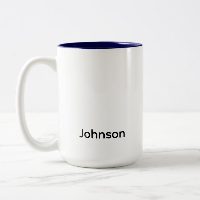 Taza Bicolor Personalizar nombre (Izquierda)