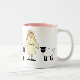 Taza Bicolor Personalizar Yo — Chica del Pastor de Natividad In