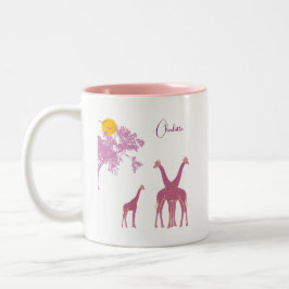 Taza Bicolor Personalized African Safari 