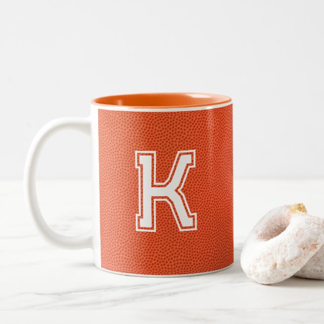 Taza Bicolor Personalized Basketball  (Con donut)