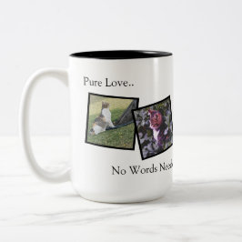 Taza Bicolor Personalized Coffee Mug for Animal Lovers