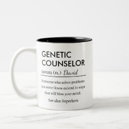 Taza Bicolor Personalized Genetic Counselor