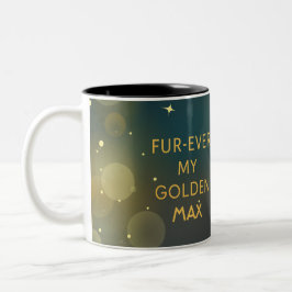 Taza Bicolor Personalized Golden Retriever Mom Mug Custom Dog