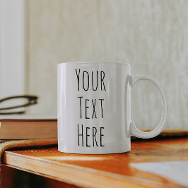 Taza Bicolor Personalized Mugs | Add Your Own Text