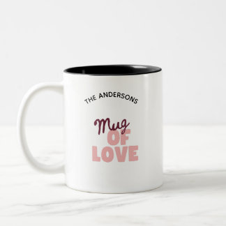Taza Bicolor Personalized Photo and Text Coffee