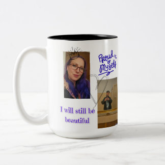 Taza Bicolor Personalized "Proud of Myself" mug - personal phot