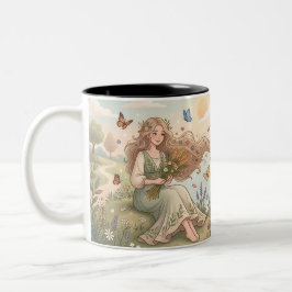 Taza Bicolor Personalized Virgo Zodiac Mug