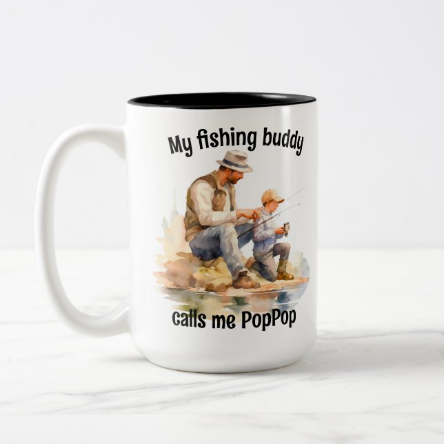 Taza Bicolor Pesca (Izquierda)