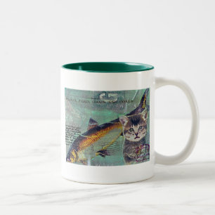 Taza Bicolor Pesca
