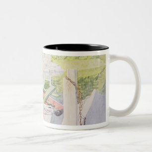 Taza Bicolor Pesca, 1909
