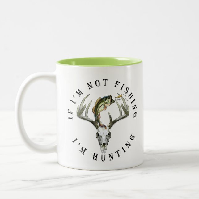 Taza Bicolor Pesca de caza (Izquierda)