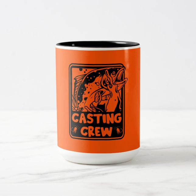 Taza Bicolor Pesca de la mosca Alaska (Centro)