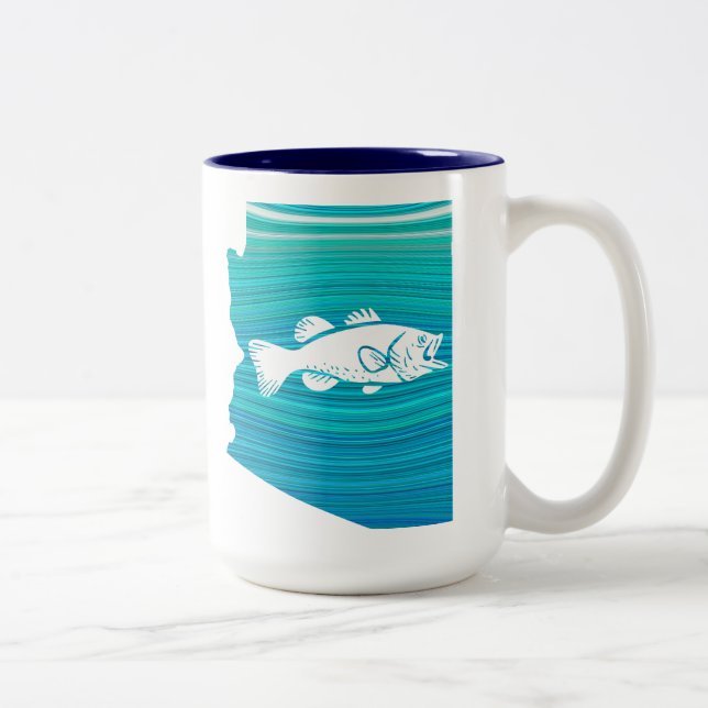 Taza Bicolor Pesca de oleada de Arizona (Derecha)