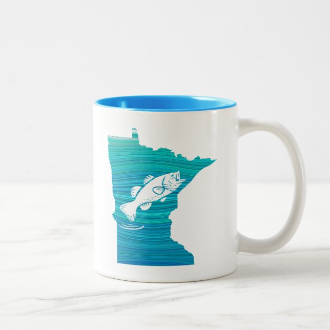 Taza Bicolor Pesca de oleadas de Minnesota (Derecha)
