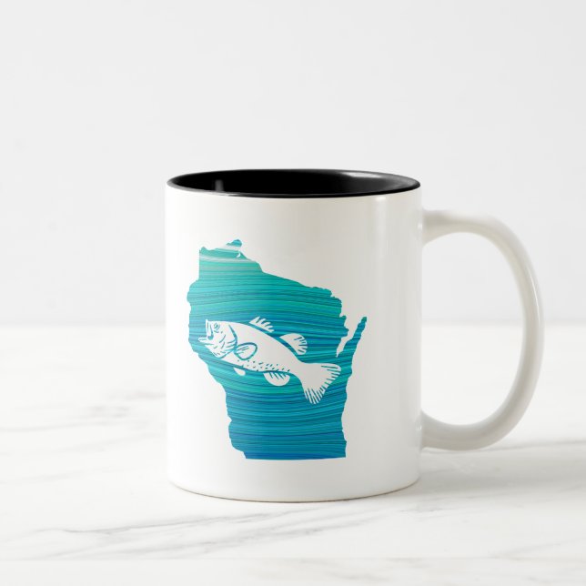 Taza Bicolor Pesca Wisconsin Wave (Derecha)