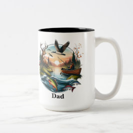 Taza Bicolor Pesca y caza